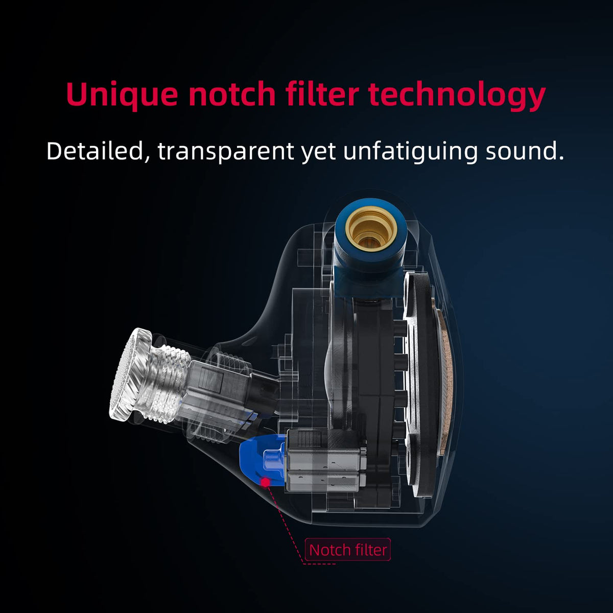 Fiio FH7S 13-6mm DLC dynamic diaphragm provides deep, textured bass with precision.