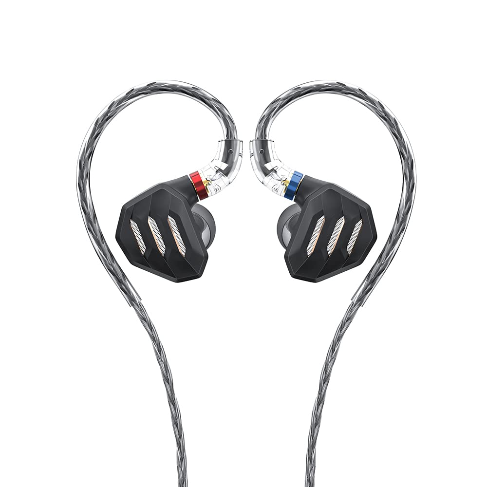 Fiio FH7S armor design showcases premium comfort and rugged aesthetics for extended listening.