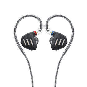 Fiio FH7S armor design showcases premium comfort and rugged aesthetics for extended listening.