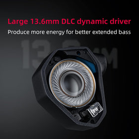 Fiio FH7S 2nd-gen semi-open design minimizes air resistance for a larger soundstage.