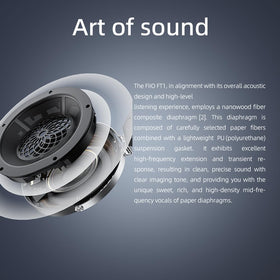 FiiO FT1 1.5m cable length supports sofa listening and desktop setup.