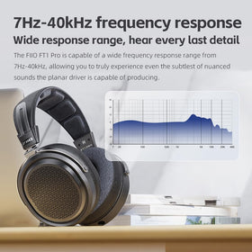 Wearable FT1 Pro in a studio setup for accurate monitoring and recording.