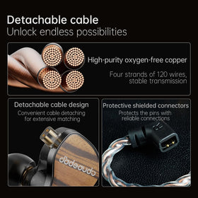 FiiO JH13 worn in ear during commute showing comfort and stable over-ear fit