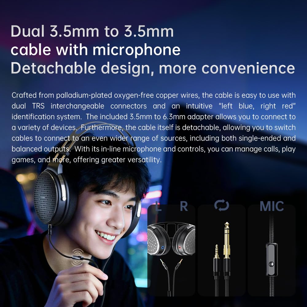 Lightweight aluminum-magnesium frame keeps FiiO JT3 comfortable.