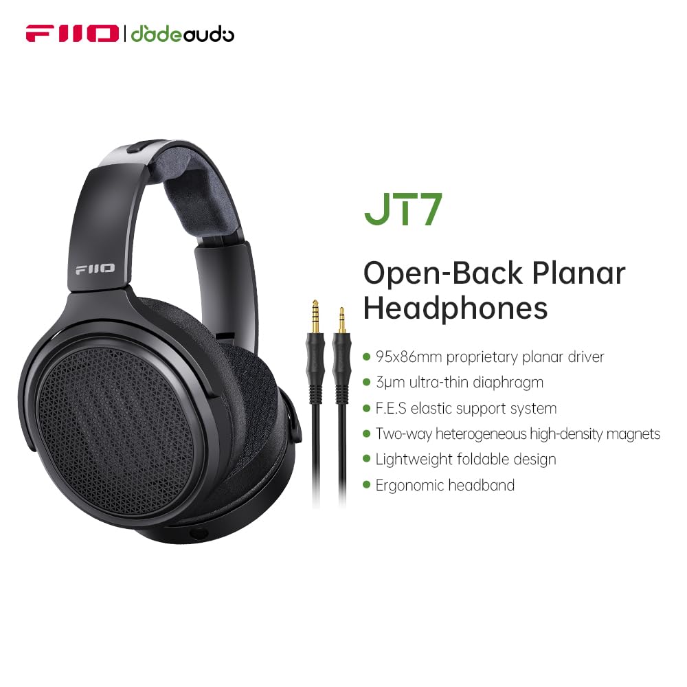 FiiO JT7 elastic-support-system highlighting diaphragm responsiveness for dynamic bass.
