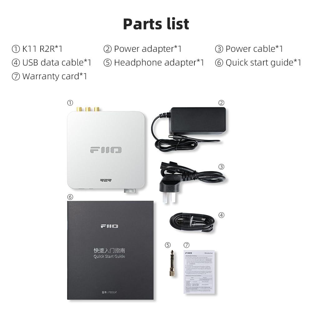 FiiO K11 R2R DAC analog output panel for line-out connections