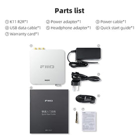 FiiO K11 R2R DAC analog output panel for line-out connections