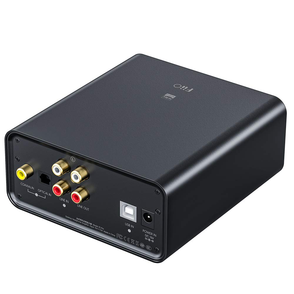 FiiO K5 Pro ready to connect with line-in or digital sources.