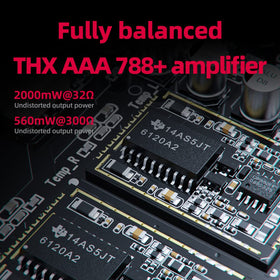 Fiio K7 THX AAA 788 plus amps powering a wide range of headphones