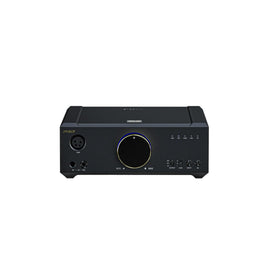 FiiO K9 Pro ESS front panel with RGB indicators for desk aesthetics and visibility.