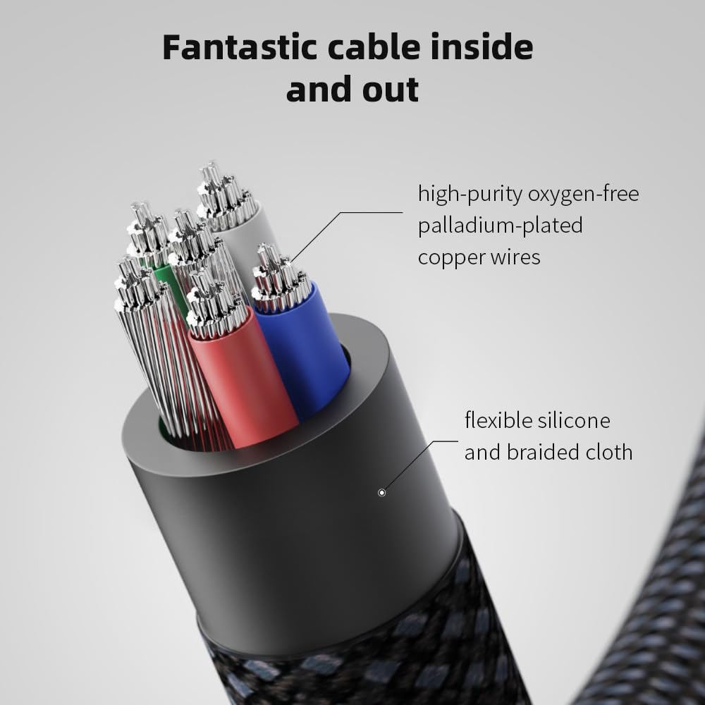 FiiO KA11 with cable and Lightning adapter showing multi‑platform connectivity options