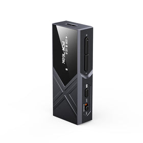 FiiO KA17 front view showing compact portable design for on-the-go listening.