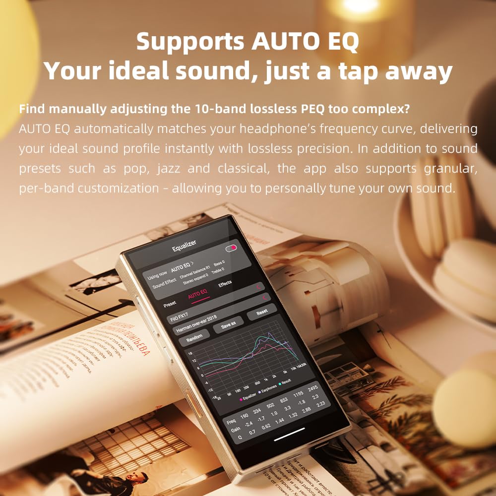 FiiO M33 R2R ergonomic chassis fits comfortably in the hand.
