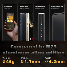 FiiO M33 R2R USB port area enables versatile connections for headphones and DACs.