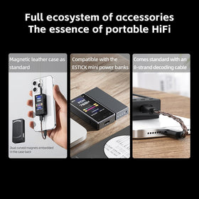 FiiO QX13 32-bit processor powers smooth UI and responsive themes.