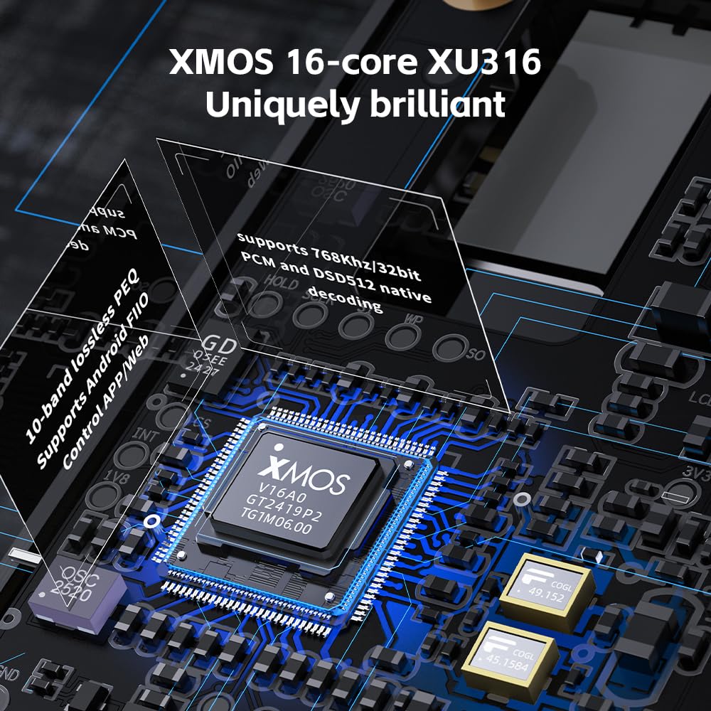 FiiO QX13 E-Stick compatibility enables on-the-go charging.