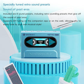 FiiO Snowsky Retro Nano blue app/web tuning enables DIY sound customization
