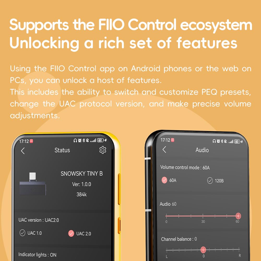 FiiO Tiny DAC all-metal CNC aluminum build for durability and style