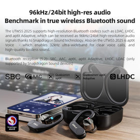 FiiO UTWS5 ten EQ points for precise sound shaping.