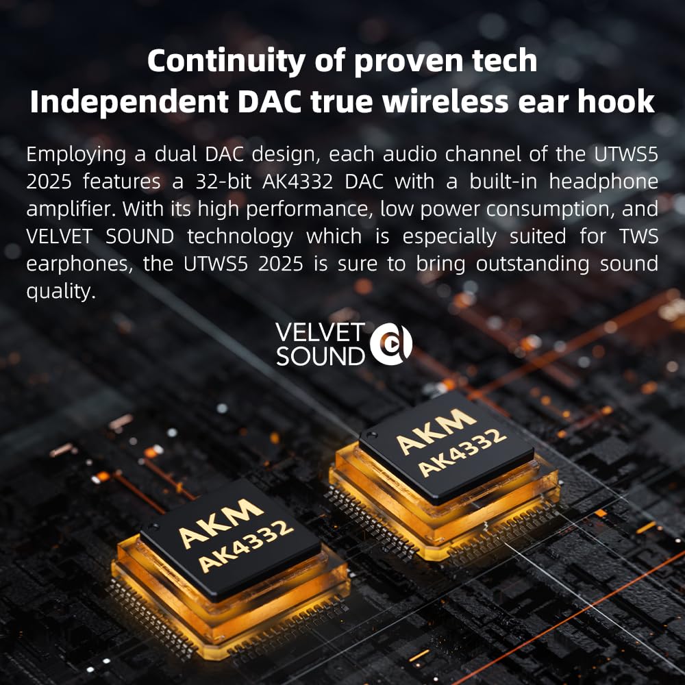 FiiO UTWS5 portable unit for on-the-go listening during activities.