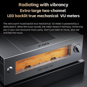 FIIO Warmer R2R dual VU meters add nostalgic visual rhythm