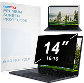FILMEXT 14in laptop privacy filter with precise dimensions for snug privacy.
