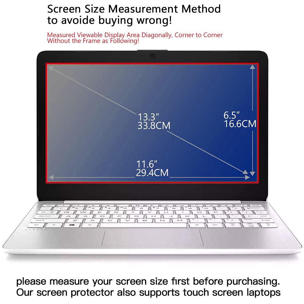 FILMEXT 2-pack 13.3-inch blue-light blocking protector reduces eye strain