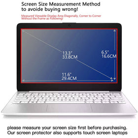FILMEXT 2-pack 13.3-inch blue-light blocking protector reduces eye strain