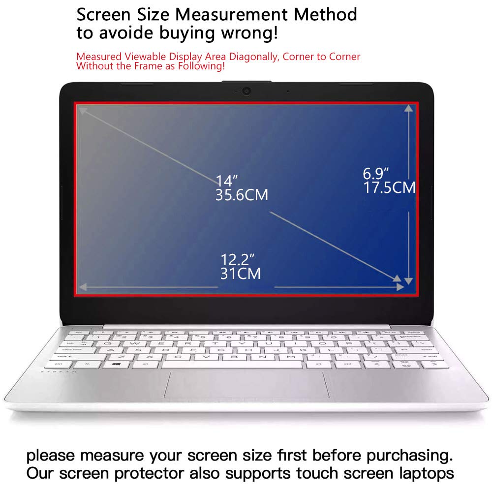 FILMEXT anti-glare filter reduces reflections for comfortable screen use
