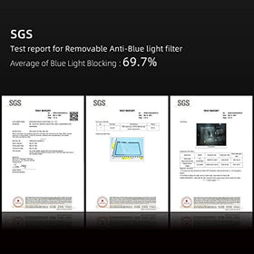 FILMEXT anti-glare finish reduces reflections for clearer viewing.