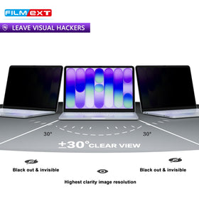 FILMEXT close-up of magnetic edge showing quick attach benefit