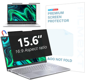 FILMEXT front view of privacy screen showing clean fit and clear central visibility