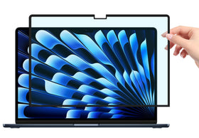 FILMEXT MacBook Air 15 anti-glare screen protector for clearer daytime viewing.