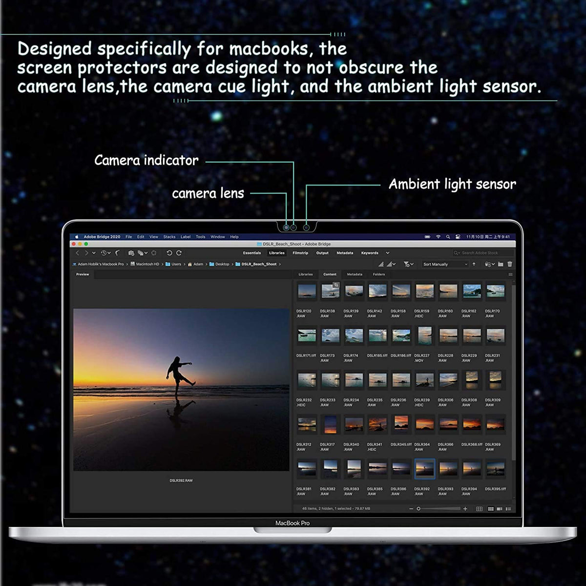 FILMEXT MacBook Pro 15 screen protector pack included highlights easy setup