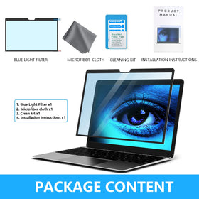 FILMEXT MacBook Pro 15 viewing experience with blue light filter supports evening use