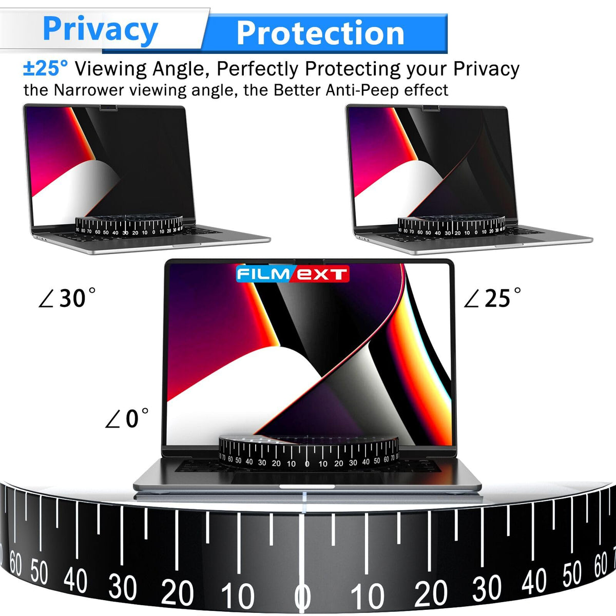 FILMEXT magnetic attachment detail demonstrating quick secure install