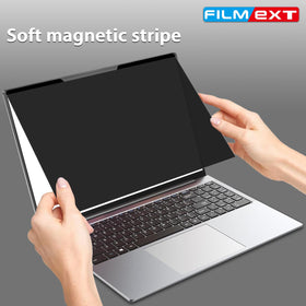 FILMEXT matte surface close-up showing anti-glare texture and fingerprint reduction