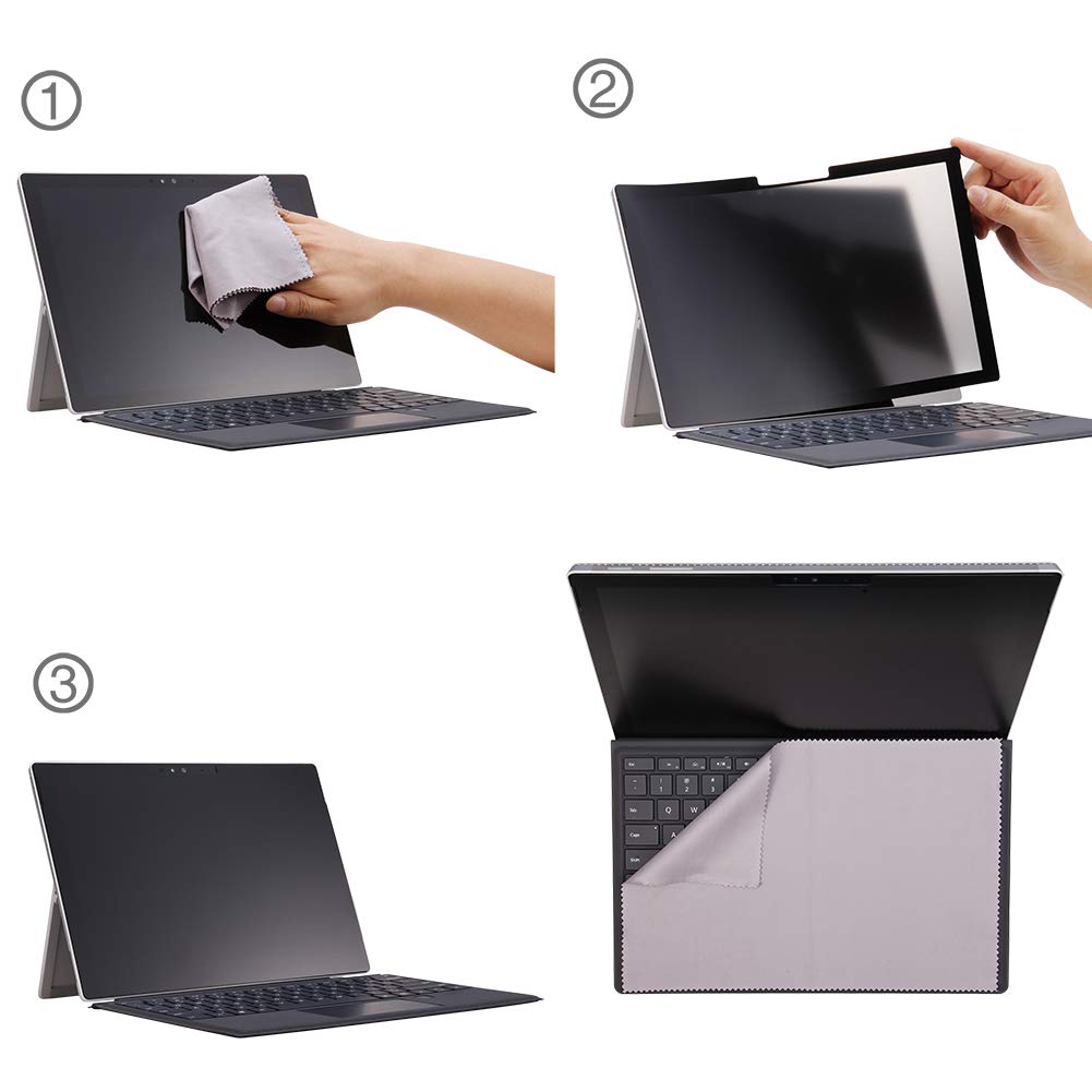 FILMEXT lifestyle image in cafe showing privacy protection and secure on-screen viewing