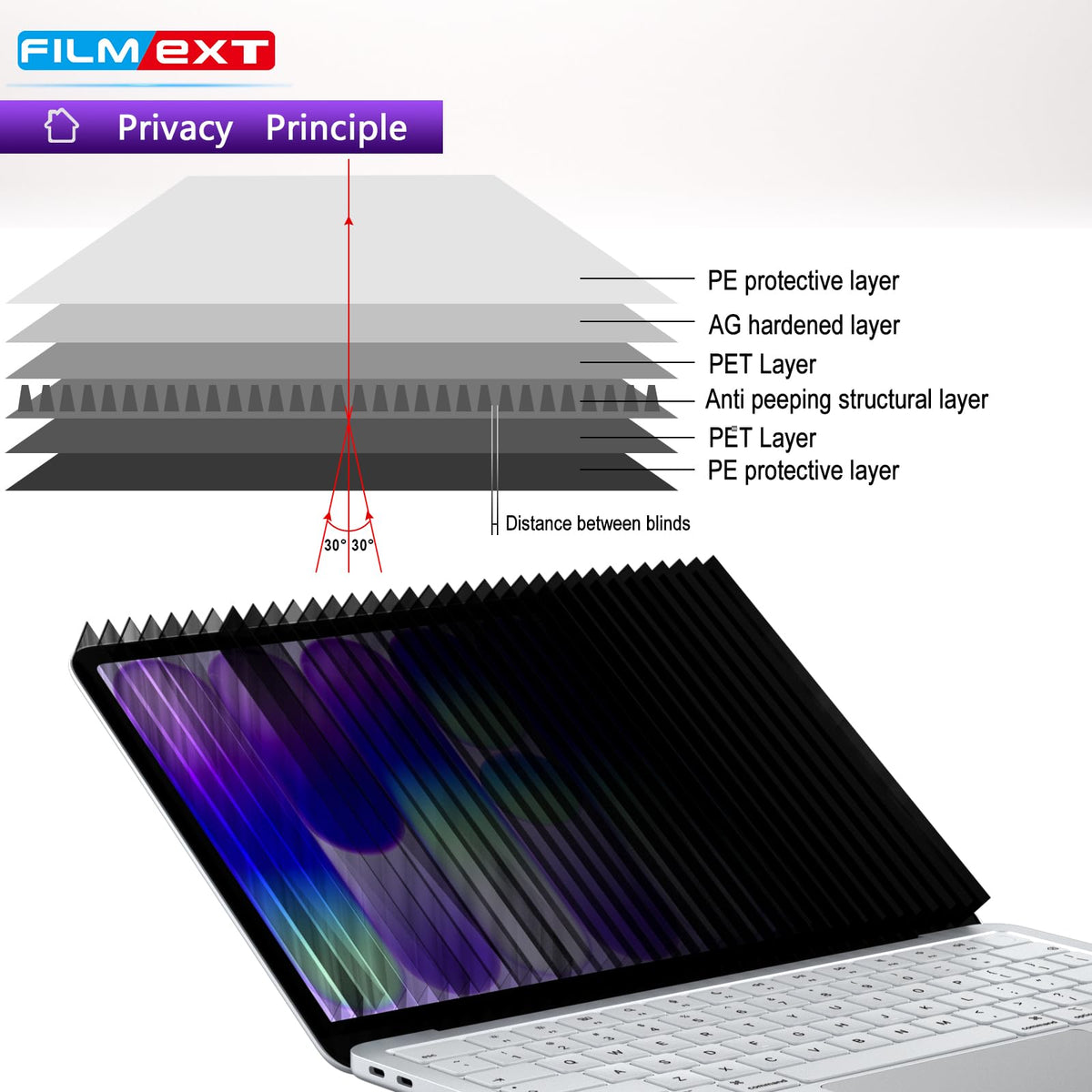 FILMEXT side privacy demo illustrating blocked side viewing