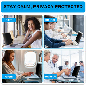 FILMEXT privacy shield protects sensitive content on public screens.