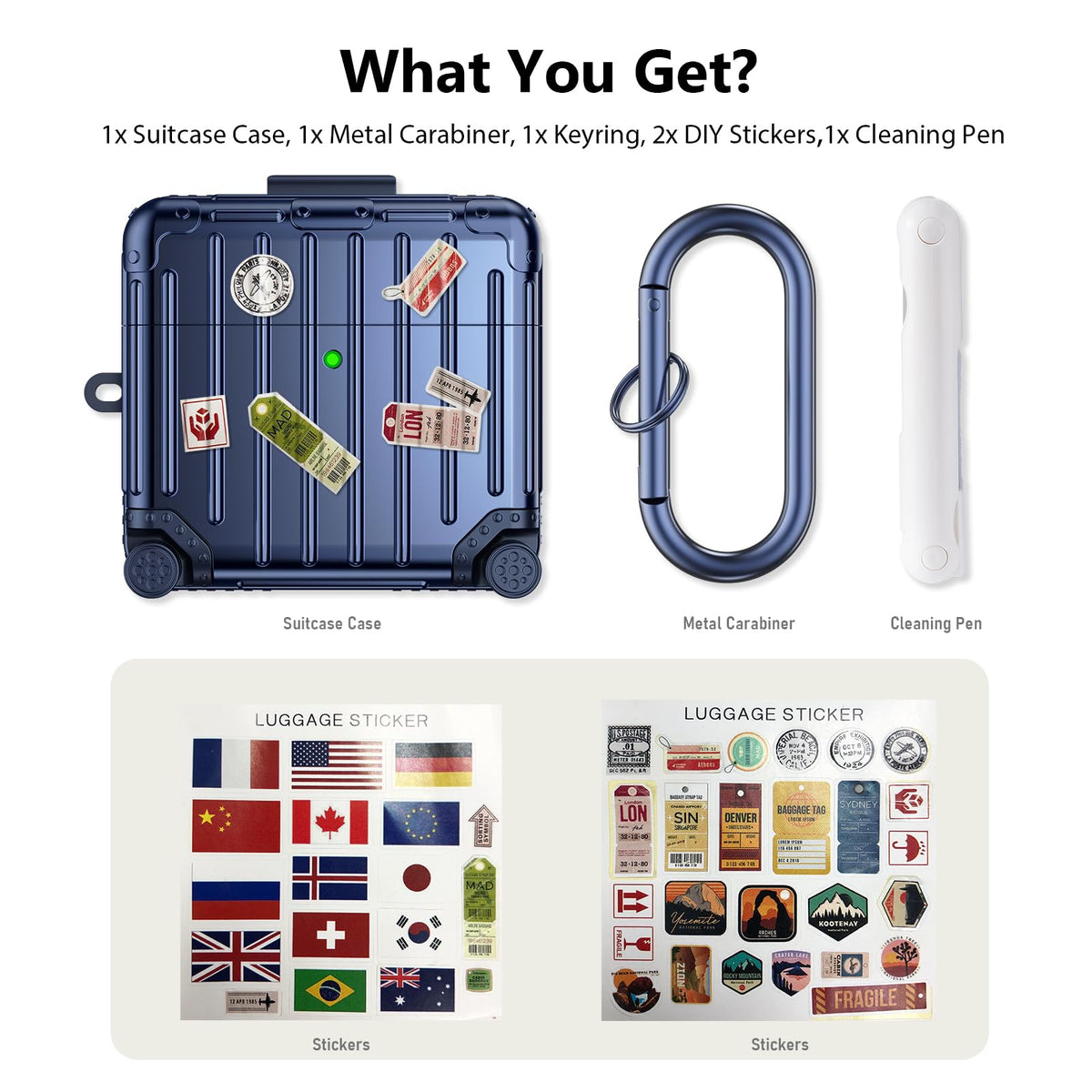Filoto AirPods 4 case uses sturdy TPU and PC materials.