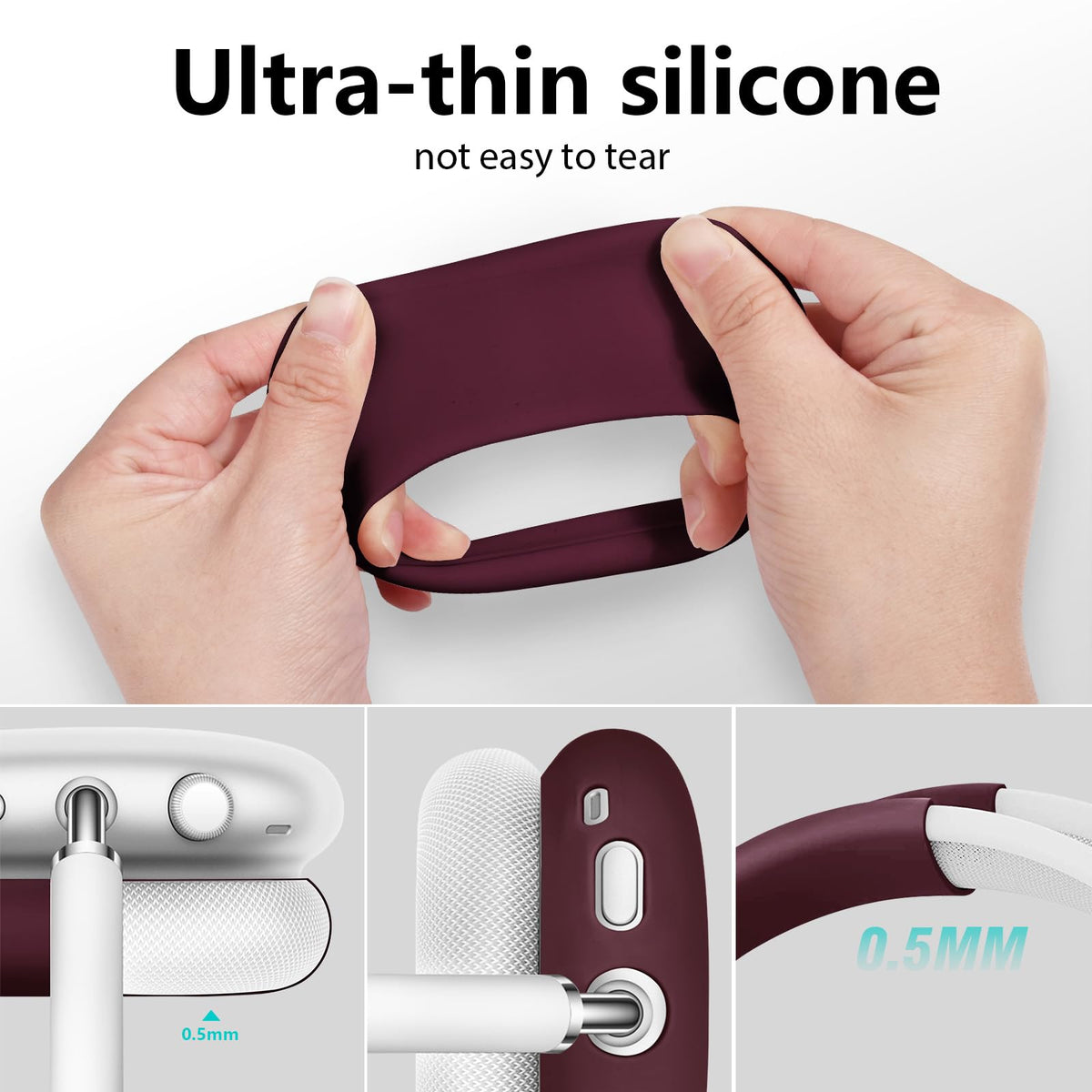 Filoto AirPods Max case installation is quick and tool-free.