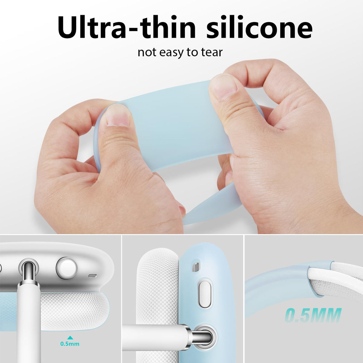 Filoto AirPods Max USB-C/Lightning port compatibility for charging ease.