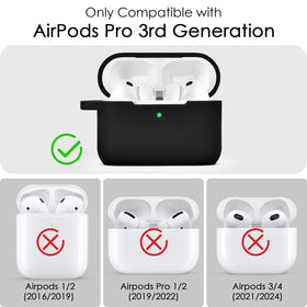 Filoto AirPods Pro 3 case silicone texture adds grip and durability.