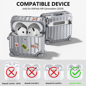 Filoto AirPods 4 case shows DIY stickers for personalized styling.