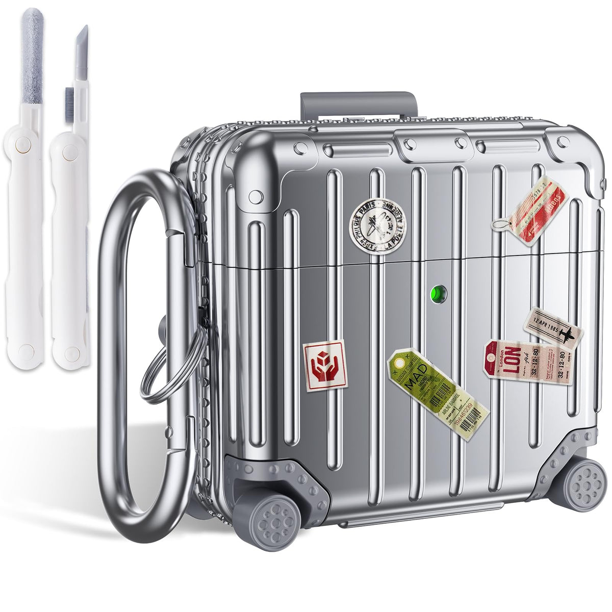 Filoto AirPods 4 case with suitcase design adds style and protection.