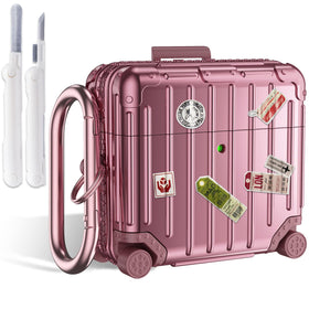 Filoto AirPods 4 case with suitcase design, stylish protection for on-the-go use