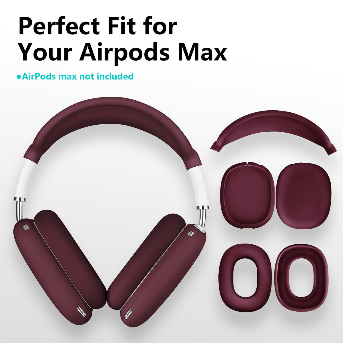 Filoto case provides USB-C port access for AirPods Max charging.