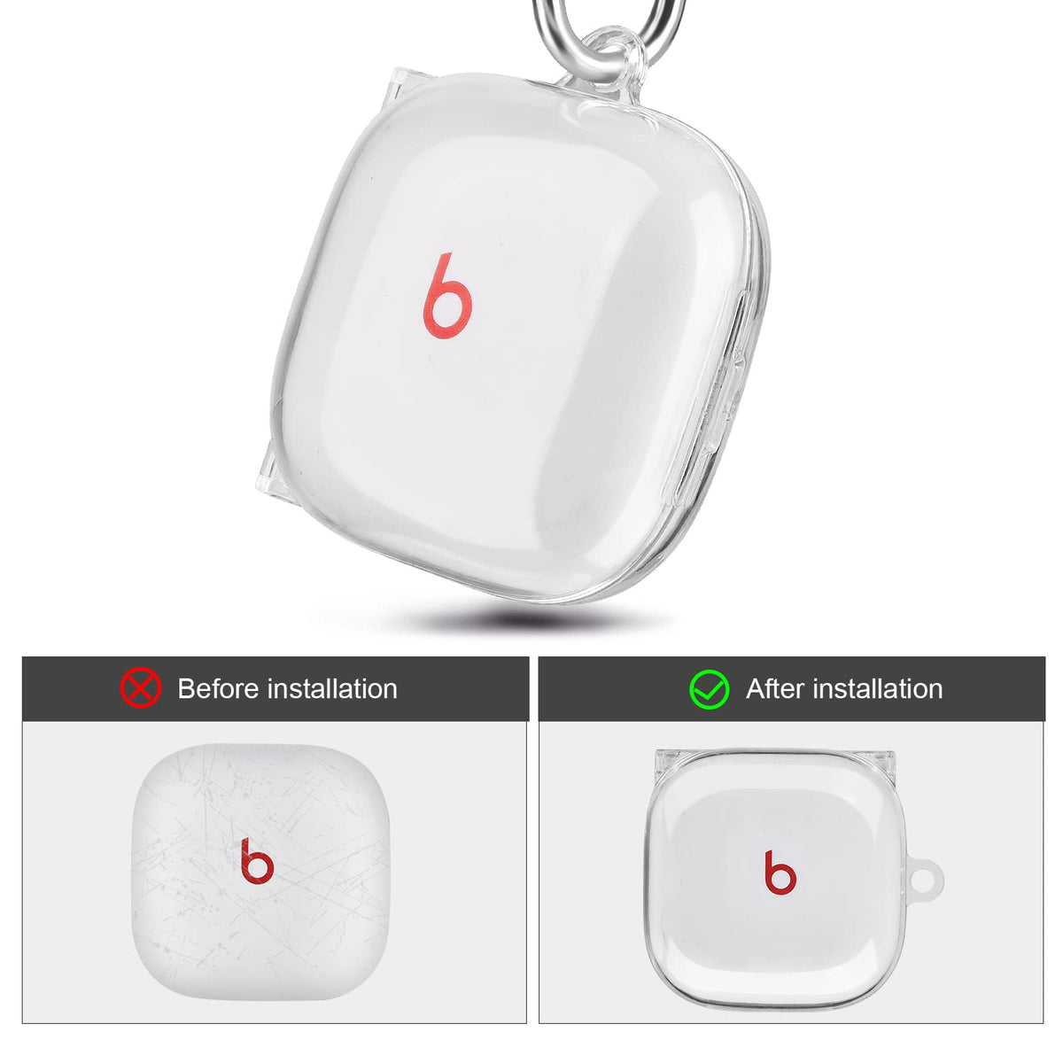 Filoto clipped to backpack with carabiner for convenient portability