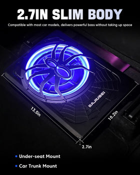 FILTERUP blue LED ambient glow adding interior ambiance and visual appeal
